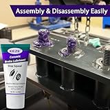 KEZE Caliper Grease Ceramic Brake Lubricant Automotive Resistant to Moisture, Corrosion Contaminants Silences Brake Noise Anti Seize Lubricant Compound for Caliper Assembly,30g Each, 3-Pack - Image 6