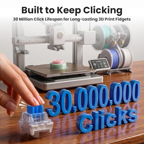 Clickers de teclado 36PSC interruptores mecánicos de 3 pines estilo MX 3
