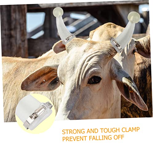 LIOOBO 4 Pares tampa protegida chifre presentes de vaca protetor de chifre de bezerro buzina tampa d