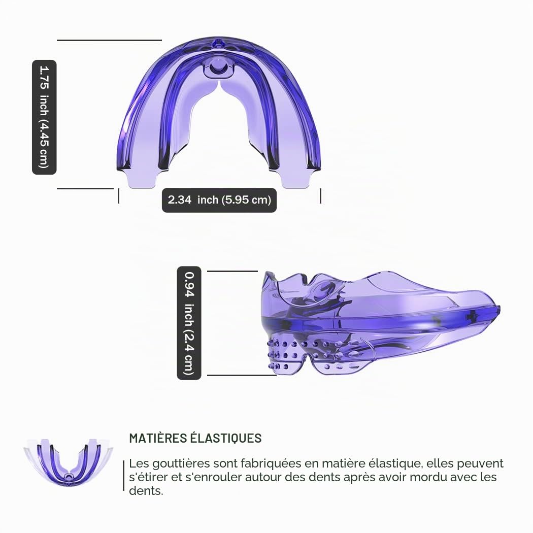 KOHEEL D PLUS N appareil dentaire pour adultes, gouttiere dentaire, gouttiere dentaire bruxisme, goutiere dent alignement, aligneur dentaire adulte pour un sourire confiant (Paquet de 1)
