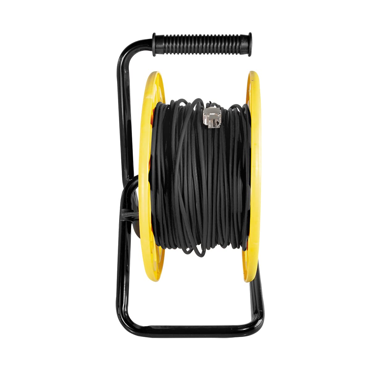 LogiLink Enrouleur de câble mobile Cat.7 avec blindage S/FTP, gaine TPE pour une utilisation en intérieur et en extérieur, 60 m