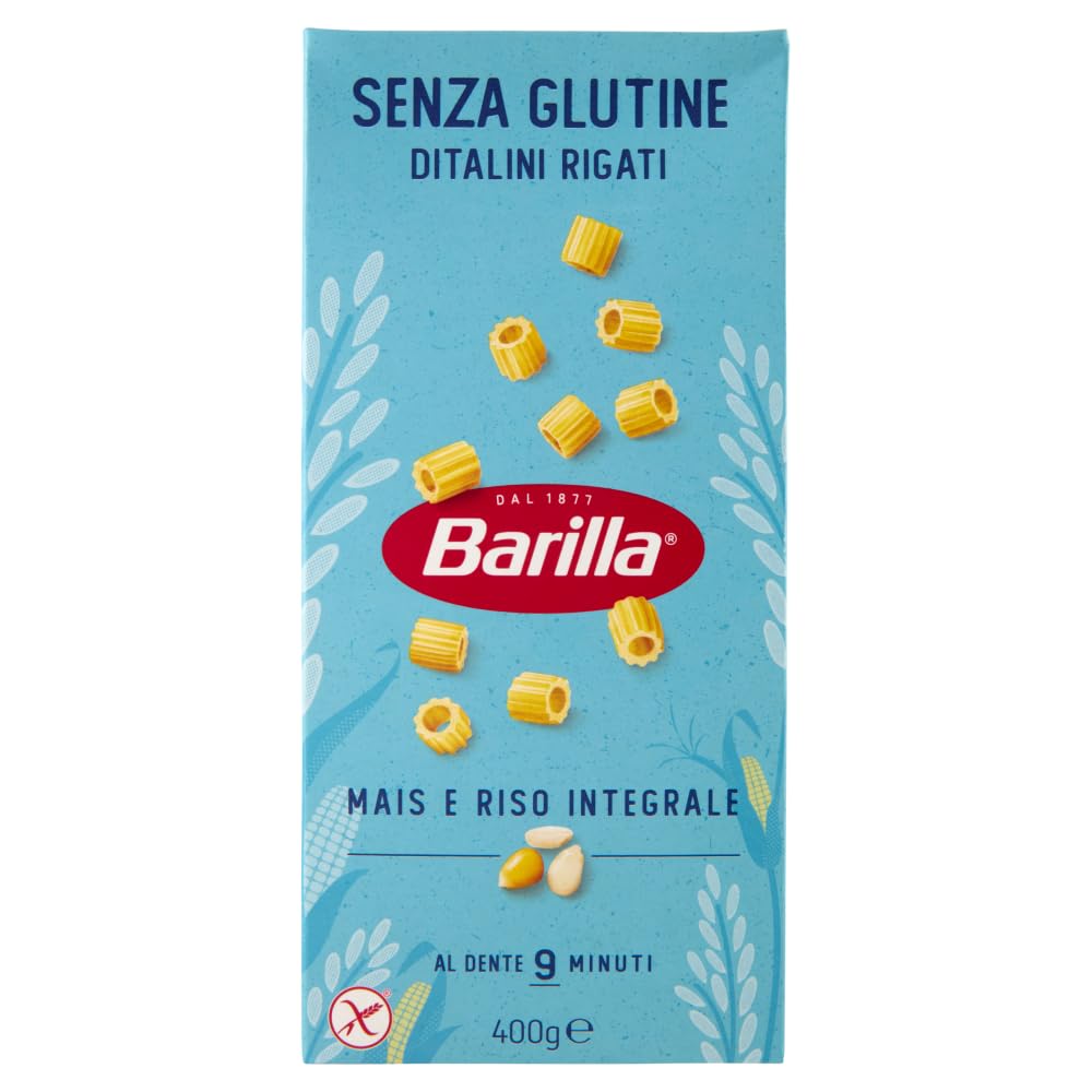TESTPAKET Barilla senza Glutine Glutenfrei pasta nudeln 20 x 400G + Beni Culinari Kostenloser Schlüsselanhänger