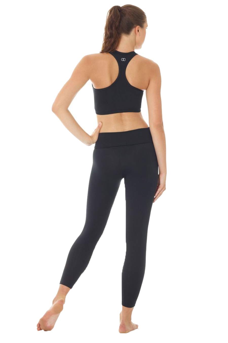 Mondor 24806 Periwinkle Colour Block Leggings (Teal, Large)