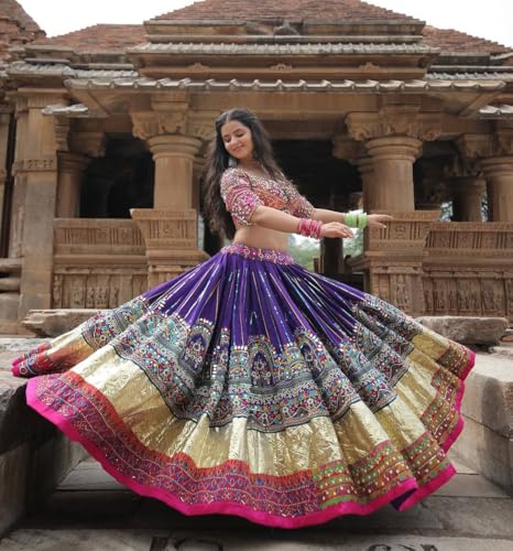 Indian Ready to wear digital print Navratri Chaniya Choli for Women mirror work Lehenga with Stitched Blouse2