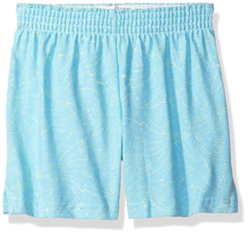 Soffe Girls' Big Low Rise Authentic Cheer Short, Thumbprint Surf, X-Small