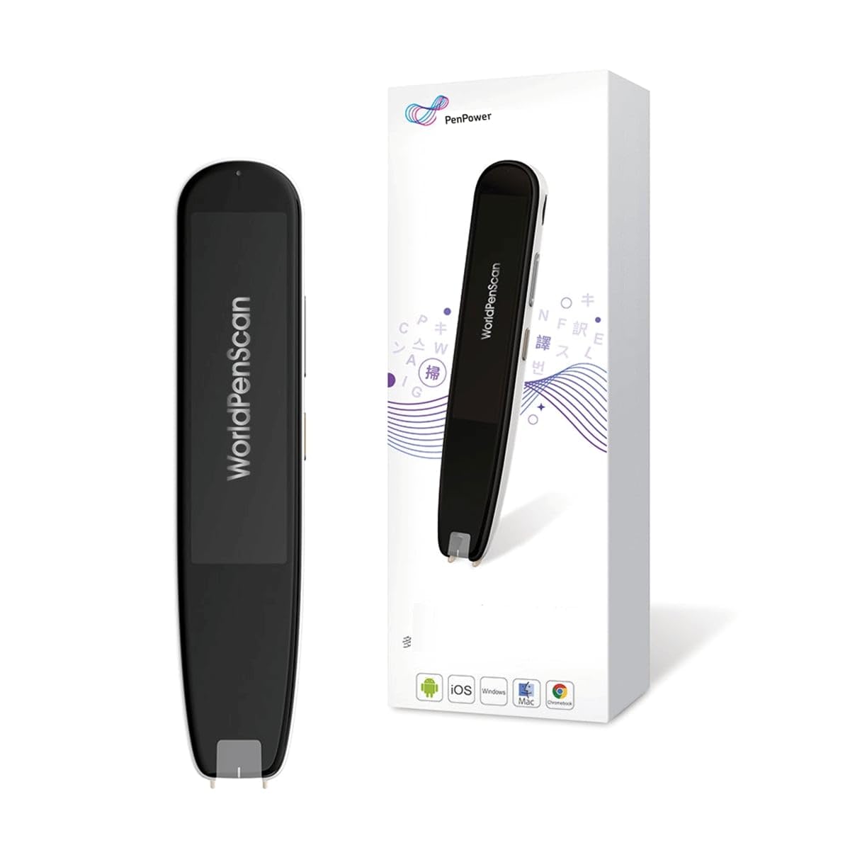 WorldPenScan X ペン型スキャナー 翻訳対応 Amazon | パパゴ なぞってデジタル化 多機能ペン型スキャナー