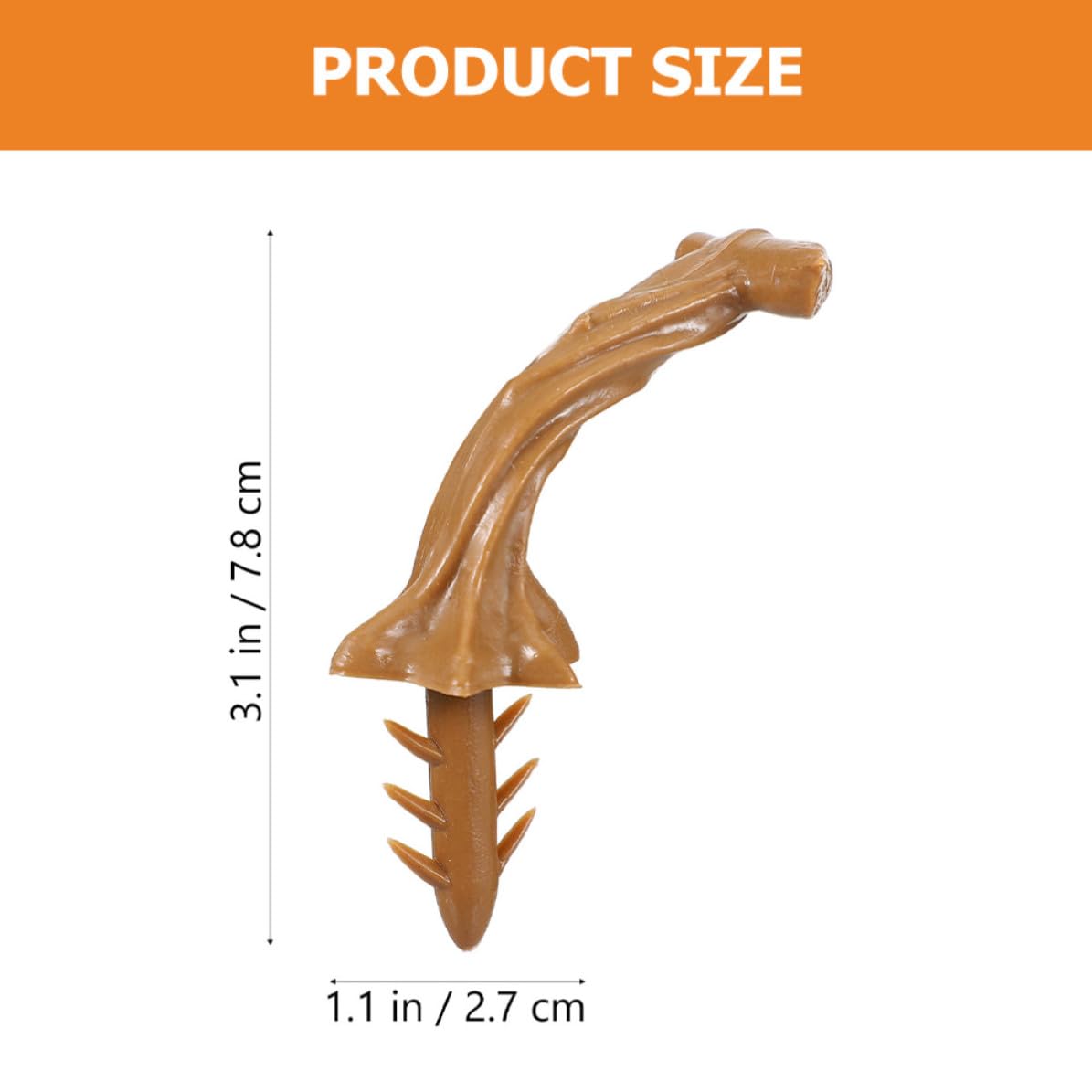 OSALADI 120 Pezzi Manico di Zucca Decorativo in Plastica Realistico e Vivido per Addobbi di Halloween e Festa del Ringraziamento, per Decorazioni Autunnali e Fai-da-te