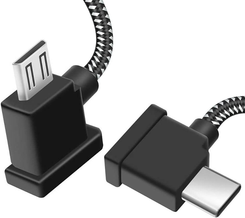 0.5FT Micro to USB C Remote Controller Cable for IPhone 17/16/15 Pro Max,DJI Mavic Mini/Mini SE/Mavic 2 Pro/Zoom/Mavic Air/Pro/Spark,DJI Drone to Tablet Cable OTG Data Cord Accessories USB C Connector