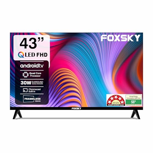 Image of Foxsky 108 cm (43 inches) Full HD Smart LED TV 43FS-VS (Black)