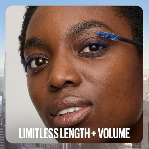 Image of Maybelline Lash Sensational Sky High Mascara Makeup, Volumizing, Lengthening, Defining, Curling, Multiplying, Buildable, Washable Formula, Navy Records, 1 Count