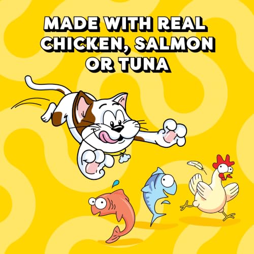 Temptations Creamy Puree Cat Treats, Chicken, Salmon & Tuna, 24 Count - image 4