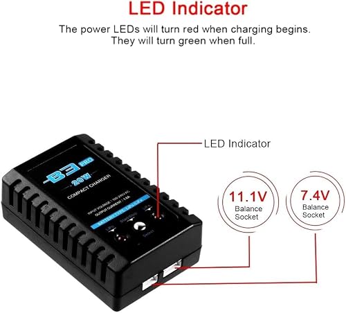LiPo Ladegerät ZHITING B3 20W 1.6A Pro Balance Ladegerät