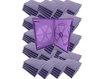Xbox 360 100-PACK PURPLE Kinect Game Case Replacement Official Cases for Microsoft 360 Games
