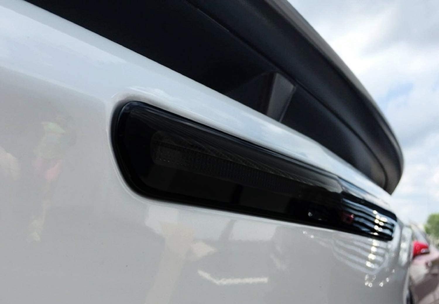 iJDMTOY Dark Smoked Lens Race Car Style Strobe LED Trunk Lid Third Brake Light Bar Assembly Compatible With 2016-2024 Chevrolet Camaro