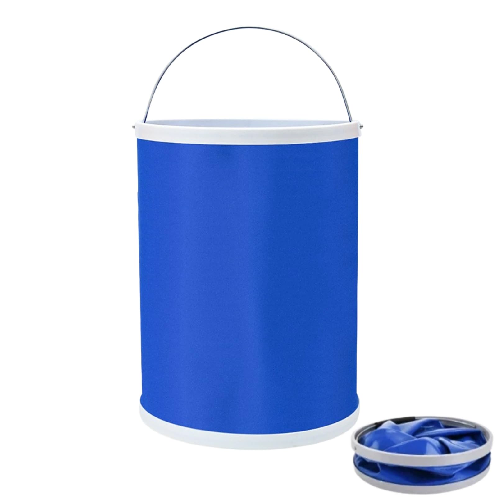 Multifunctional Portable Collapsible Bucket - Retractable Water Storage Container for Outdoor Camping, Fishing, Car Travel & Car Washing