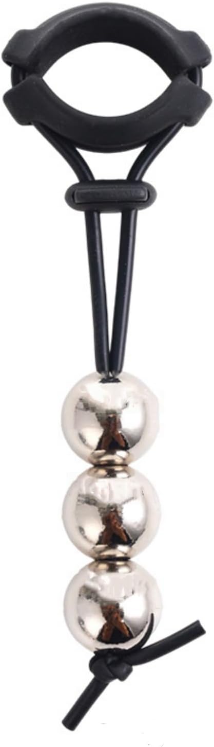 Men’s Metal Weighted Exercise Rings, Endurance Trainers with Balls Accessories-ushlF41 (3 Balls, 25mm)