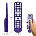 GE Backlit Universal Remote Control for Samsung, Vizio, LG, Sony, Sharp, Roku, Apple TV, RCA, Panasonic, Smart TV, Streaming Players, Blu-Ray, DVD, 4-Device, Purple, 45765