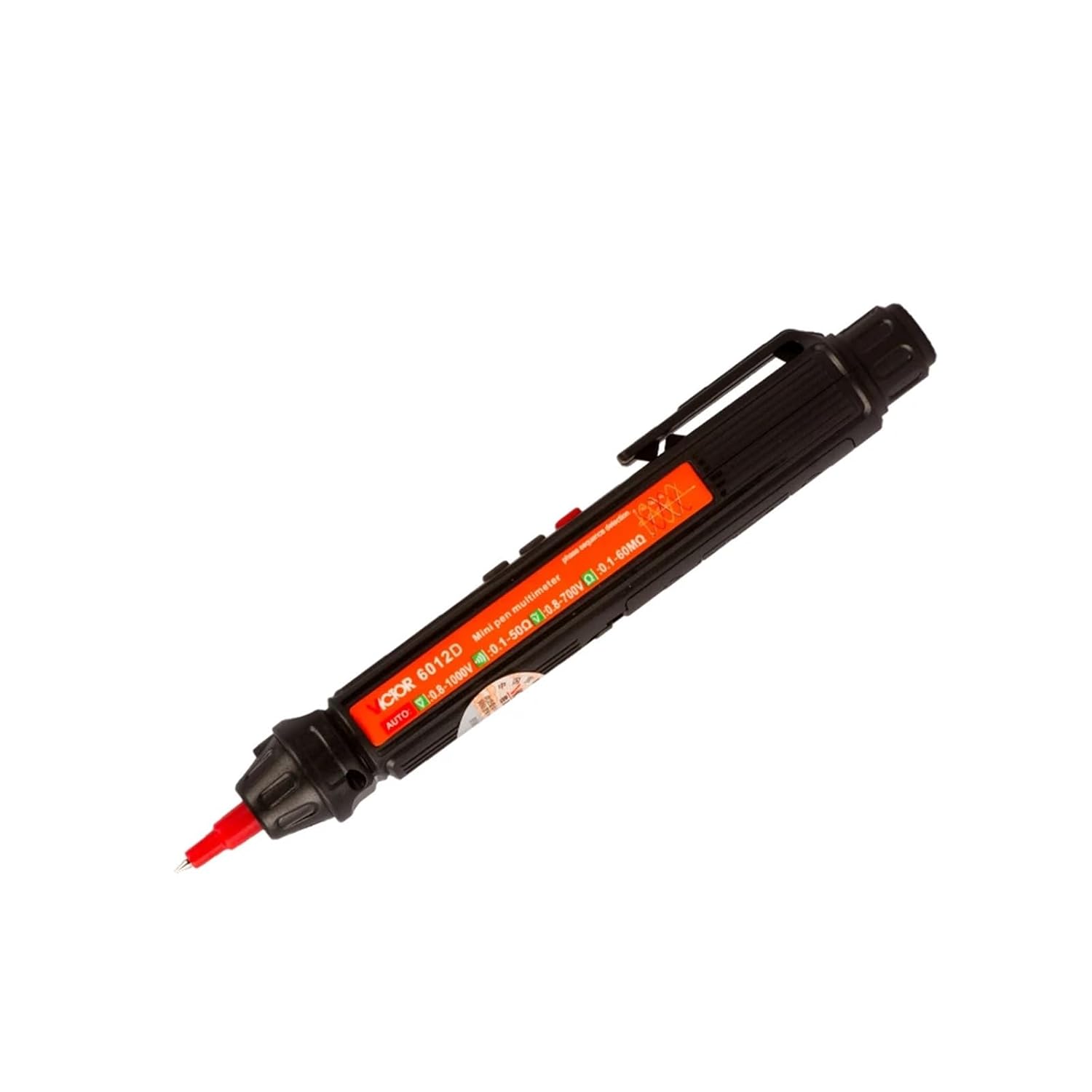 Digital Multimeter Voltage Tester Pen Handheld Auto Identify Voltage Current Resistance Electric Multimetro Testers(6012D)