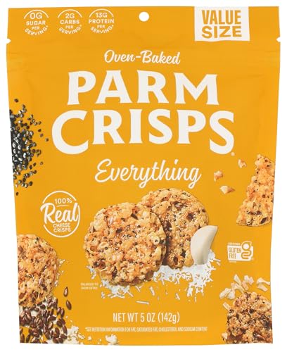 Parmcrisps, Crackers Everything Cheese, 5 Ounce