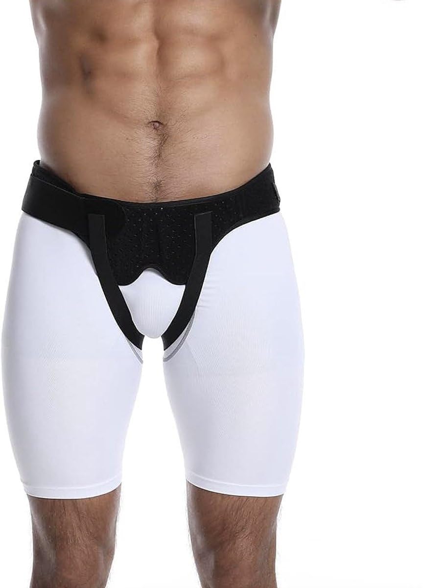 Hernia inguinal brace ajustable universal talla L para alivio del dolor efectivo 8