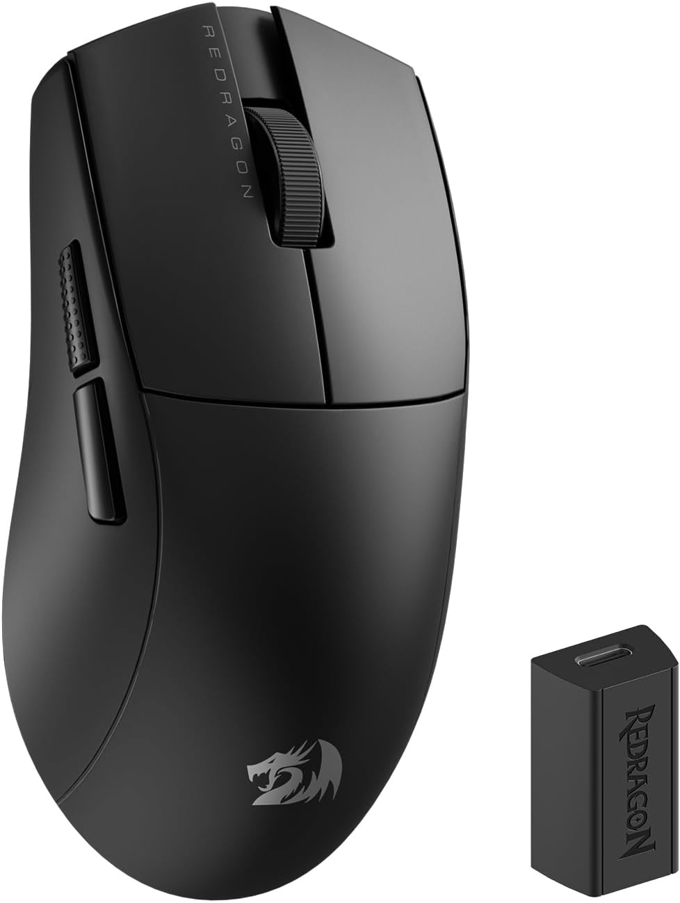M916 PRO Wireless Gaming Mouse 3 Modes, Hyper-Speed 4K Query Rate, Ultra Lightweight 49G 26K DPI with Natural Ergonomic Handle, Redefined Macro Keys, Support