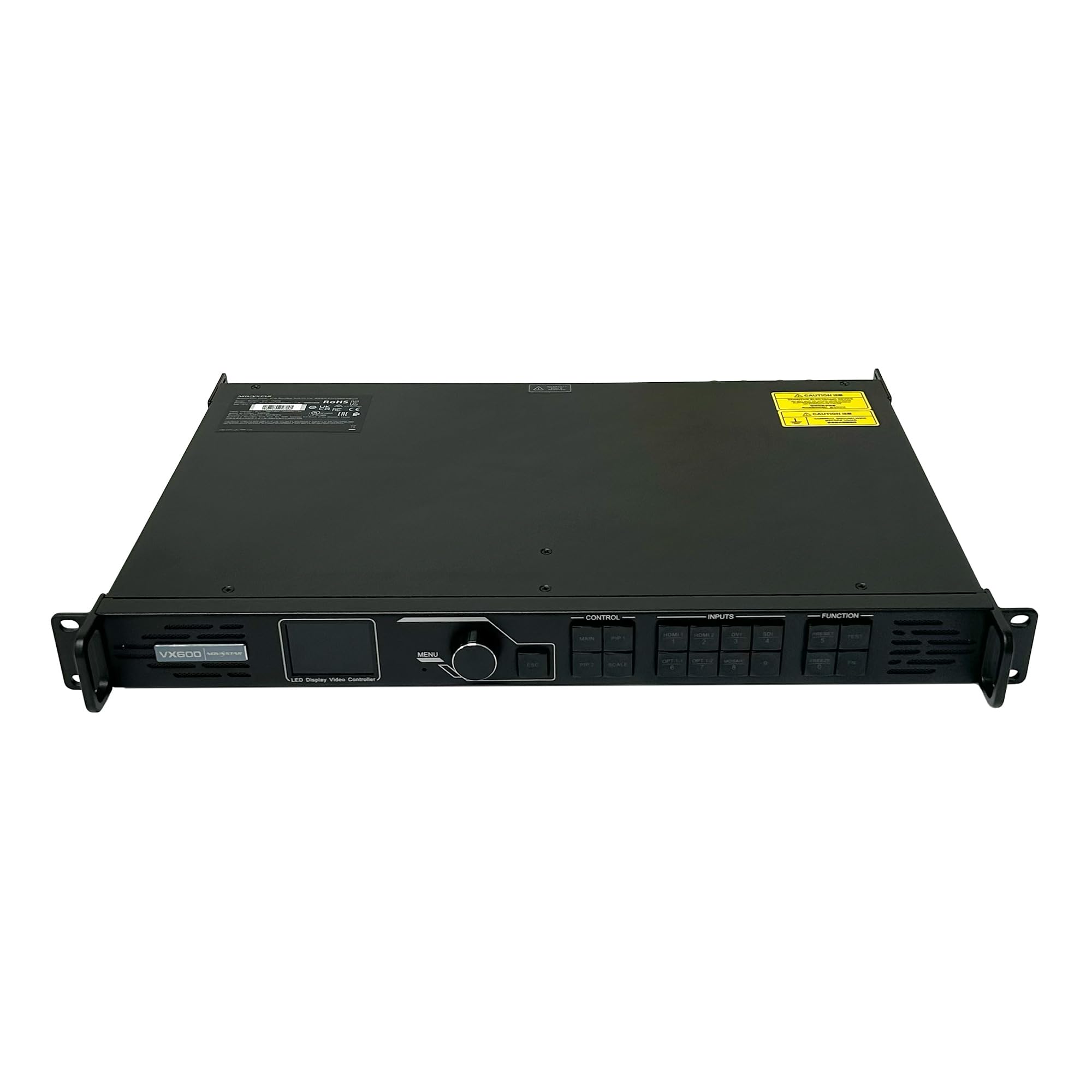 VX600 All-in-One Video Wall Controller, Upgrade Version of VX6S | LED Display Processor with 3.9 Million Pixels Load, HDMI DVI SDI Inputs, Optical Fiber &amp; Ethernet Outputs for LED Video Walls