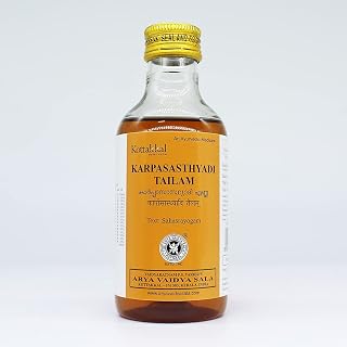 Karpasasthyadi Tailam-200ML, (Pack Of 1), Of Arya Vaidya Sala Kottakkal and get Golden Oldie Herbs®, Sukanthi Pills-1gm Price In India