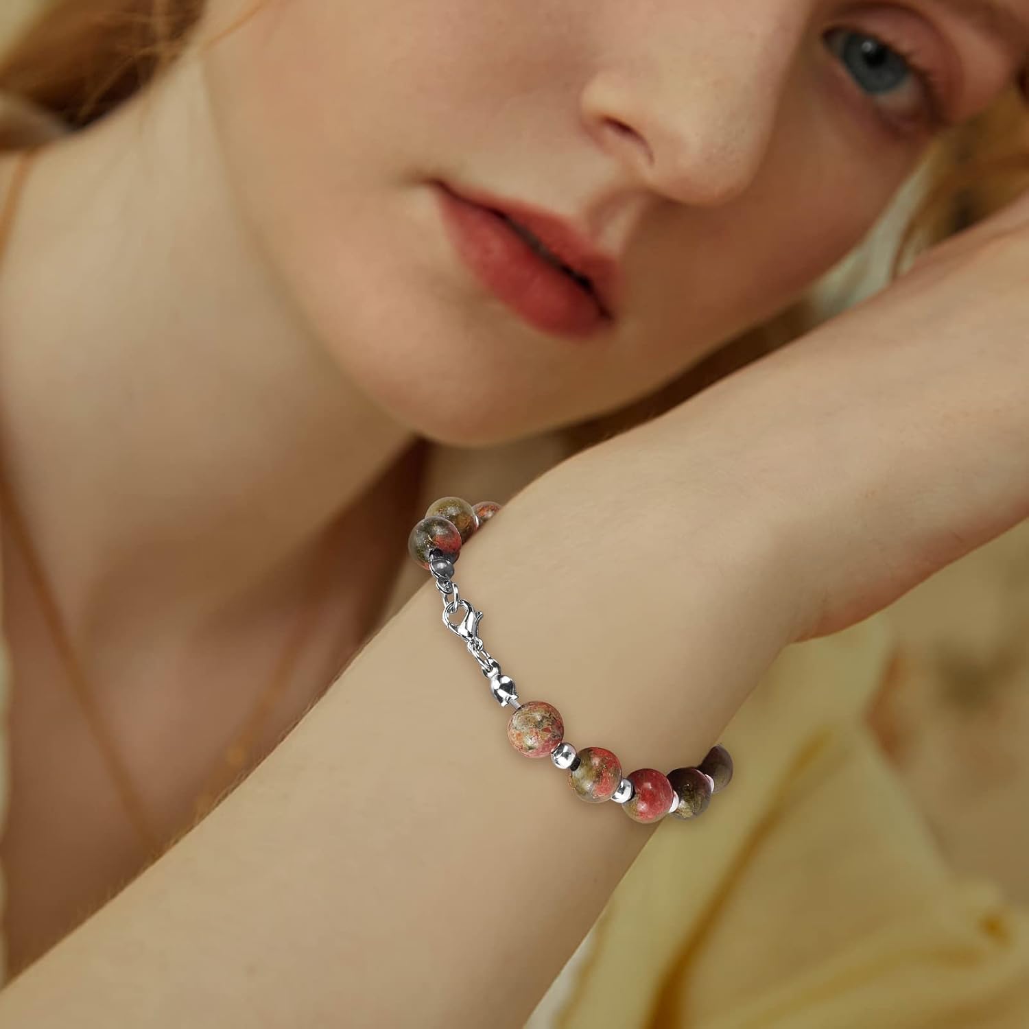 NBEADS 400 PCS 304 Stainless Steel Bead Tips, Open Clamshell Fold-Over Bead Tips Knot Covers End Caps Knots Crimp Findings for Jewelry Making Bracelets Necklaces - Golden & Stainless Steel Color - Image 4