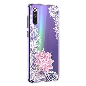 Oihxse Mandala Motief Case compatibel met Samsung Galaxy A8 Plus/A730 Beschermhoes Transparant Siliconen TPU Zachte…