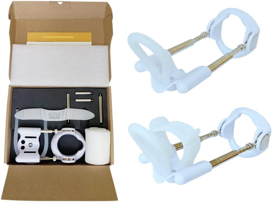 White penile Traction Device Effective penile Enlargement Stretching Exercise kit Wearable Male Penis Training Device