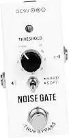 Almencla Noise Gate Pedal Noise Killer Pedais para Som Guitarra Elétrica Baixo Elétrico