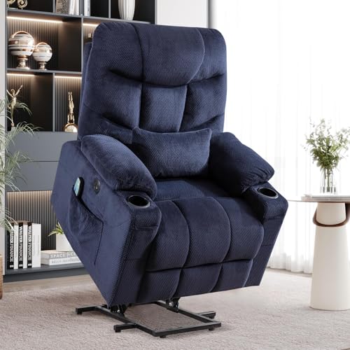 Sillón reclinable eléctrico con diseño de levantamiento