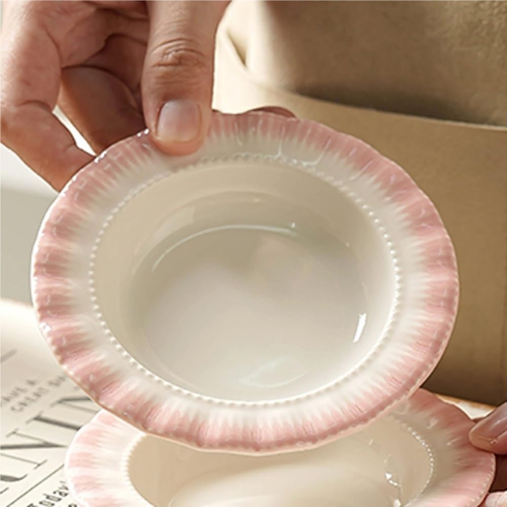 Ceramiczna miska do maczania, spodek do przekąsek, deserów, przypraw, przypraw, przystawek, octu, keczupu, 6 szt