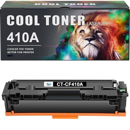 Cool Toner Compatible Toner Cartridge Replacement for HP 410A CF410A 410X CF410X Toner for HP Color Pro MFP M477fnw M477fdw M477fdn M452dn M452nw M452dw M477 Printer Toner (Black, 1-Pack) Cool Toner Compatible Toner Cartridge Replacement for HP 410A CF410A 410X CF410X Toner for HP Color Pro MFP M477fnw M477fdw M477fdn M452dn M452nw M452dw M477 Printer Toner (Black, 1-Pack)