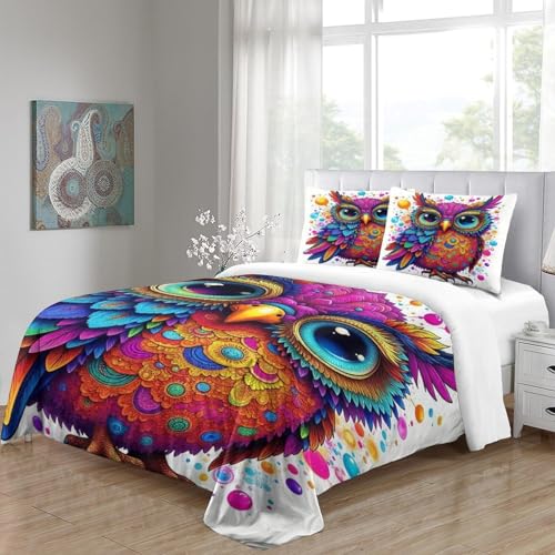 Housse de couette impression 3D premium textile microfibre lit une place - 5