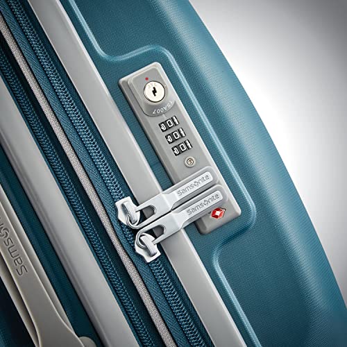 Image of Samsonite Freeform Hardside Expandable with Double Spinner Wheels, Dark Teal, Carry-on Spinner, Freeform Hardside Expandable Luggage With Spinners