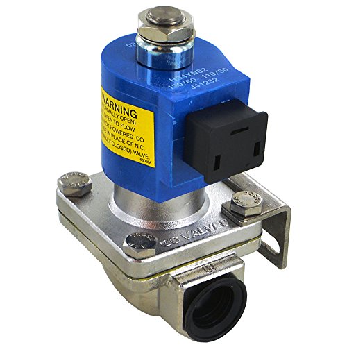 GC Valves S212YF02L7DG4K Solenoid Valve Normally Open 1/2 NPT 110v