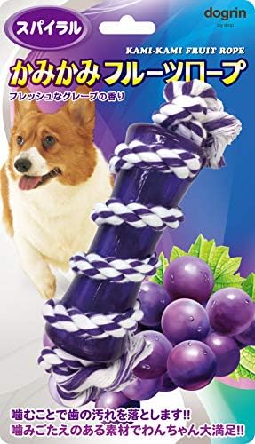 Amazon スーパーキャット 犬用おもちゃ かみかみフルーツロープ スパイラル グレープ スーパーキャット Super Cat 噛むおもちゃ 通販