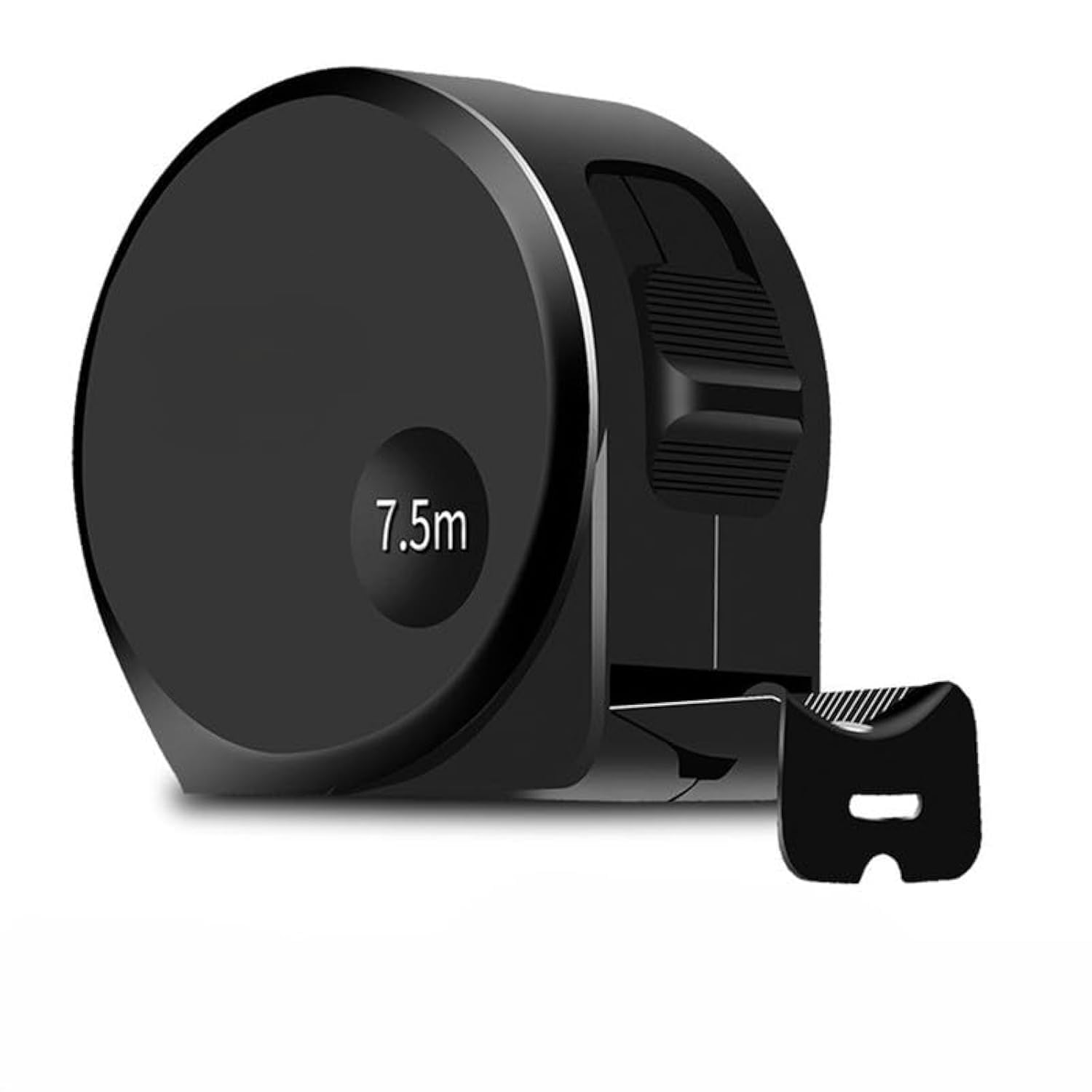 Tengcang Tape Measures Retractable Black Carbon Steel Measuring Tape Easy Read Tape Measure Decimal Ruler for Surveyors, Engineers and Electricians (7.5M)