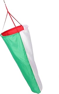 Happyyami Wind Direction Flag Directional Windsock Wind Socks Outdoor Windsock Pole Airport Flag Wind Direction Indicators Wind Direction Bag Wind Vane Oxford Cloth Anemometer Tricolor