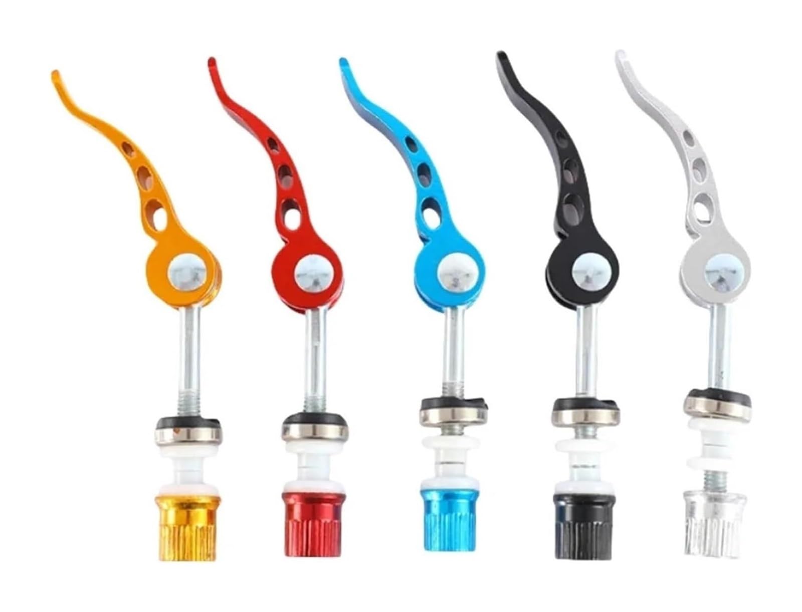 BPABDEITR Bike seat quick release lever, Bicycle Seat Quick Release Aluminium Release Post Clamp Mountain Bike Multicolor(Onecolor)