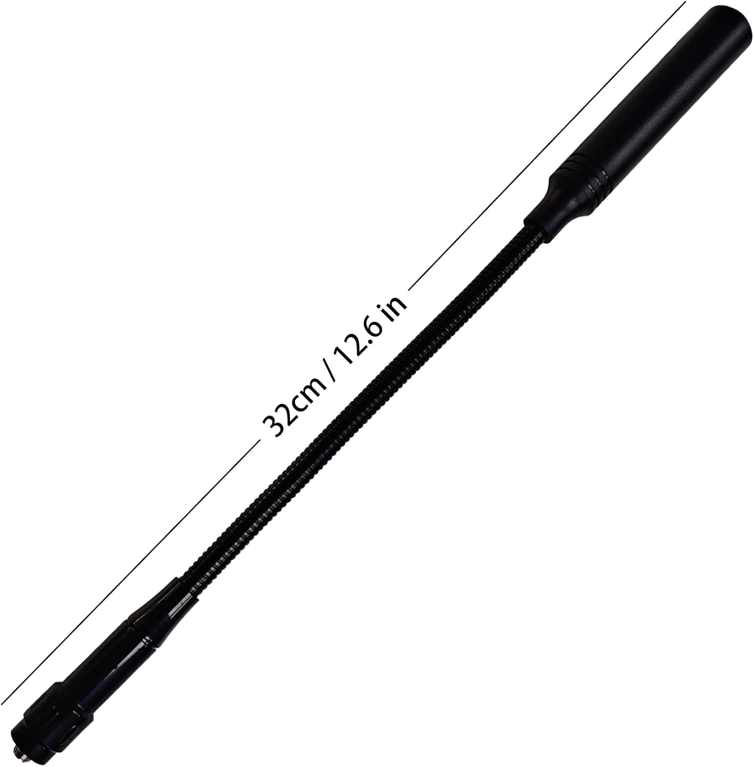 Gooseneck CS Tactical Antenna Dual Band UHF VHF 136-174Mhz 400-470Mhz SMA-Female Compatible with OMIZN TP80 X6 X4 (2 Pack)