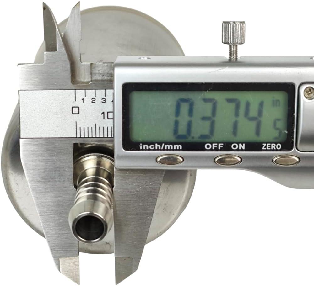 3/8" 3810000 Magnetic Inline Automatic Transmission Power Steering Filter for Universal Light Truck Car 58953 TF101M Metal Housing 10mm