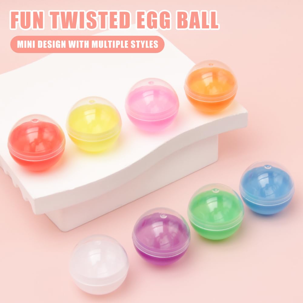 100 Pezzi 2.8cm Palline Trasparenti Apribili,Distributore Palline,Capsule Trasparenti Rotonde Vuota Gumball Machine Tombola Bingo LotteriaPalline