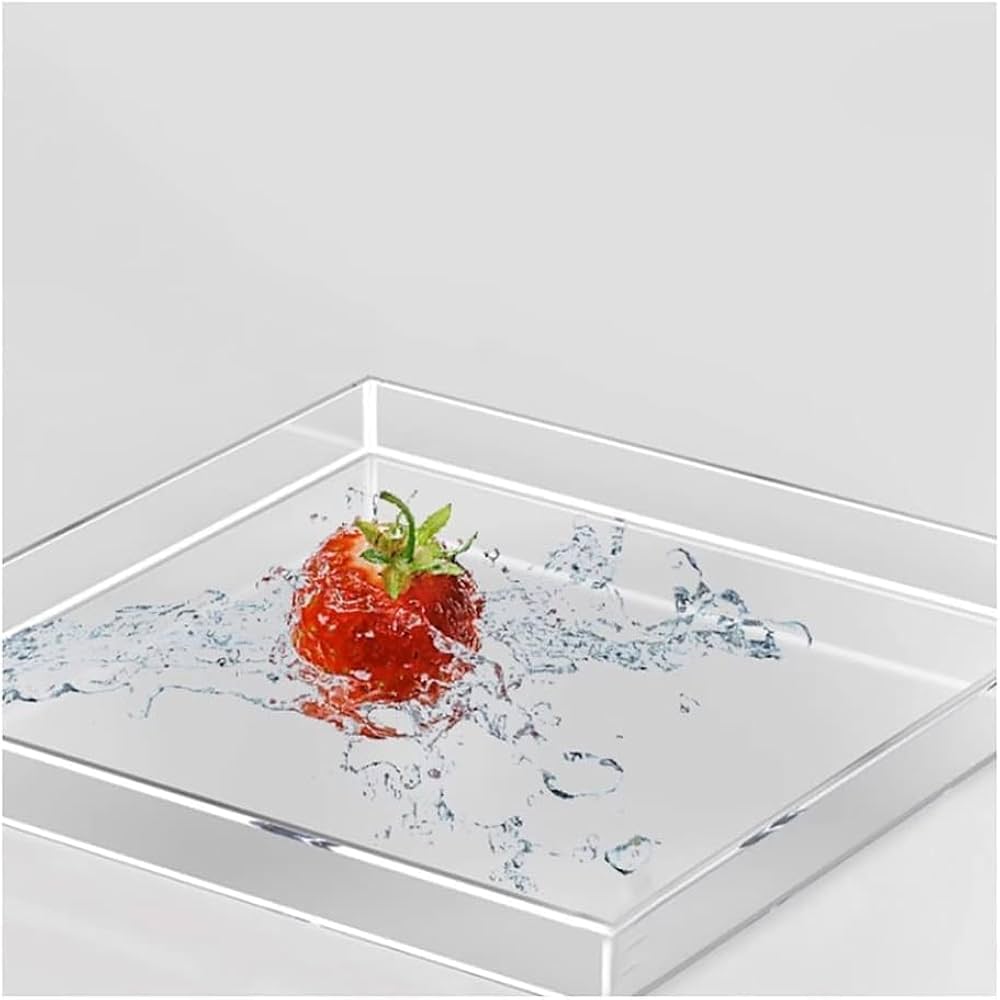 Amazon.co.jp: 写真撮影用トレー 透明な浅瀬の水槽 アクリル
