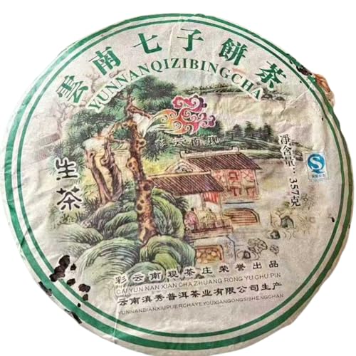 Thé Pu-erh cru chinois vieux thé de garde 2007 galette 357g