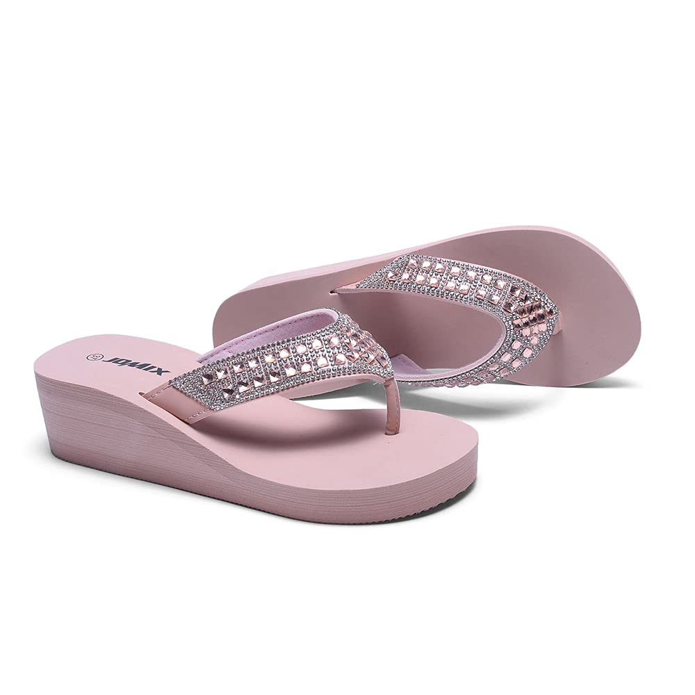 JOMIX Infradito Donna Eleganti Ciabatte Zeppa Casa Mare Piscina