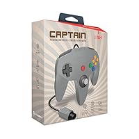 Vista 2 de Hyperkin - "Captain Premium Controller for Nintendo N64 (Gray) - Retro Original style USB Controller