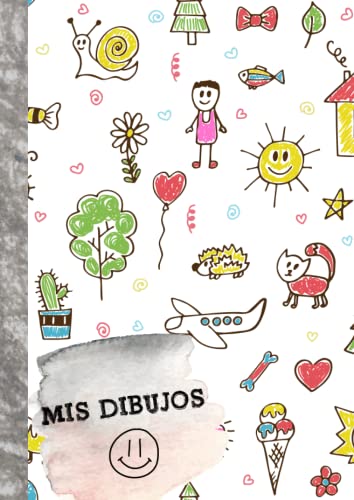 Cuaderno dibujo niños - Bloc de dibujo: A4 infantil para niños Block para dibujar grande tambien pintar bocetos o esbozo. Bonita idea de regalo libreta para niños y principiantes de dibujo. Español