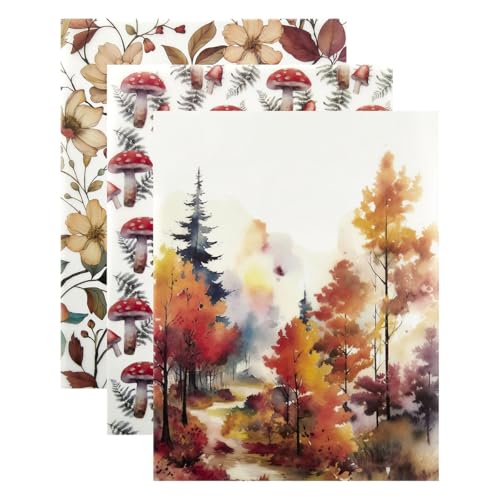 Spellbinders Woodland Foiled Acetate & Vellum - 21,6 cm x 28 cm da coleção The Woodland Tales